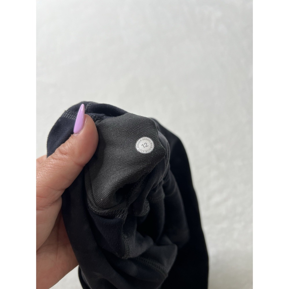 Lululemon Womens Align Cropped Pants Leggings Diamond Dye Grey/Dark Blue Sz 12 - Picture 4 of 9